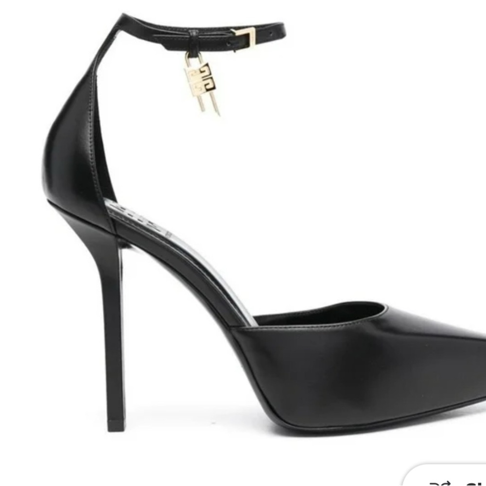 Givenchy Black Ankle Strap Heels